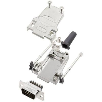 Amphenol L17DTZF09-LJS-RG+L717DE09PST D-sub male connectorset 180 ° Aantal polen: 9 Schroeven 1 stuk(s)