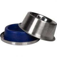 Hondenvoerbak Koel 22 x 22 x 9 cm Flamingo Zilver - thumbnail