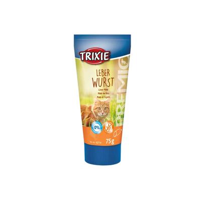TRIXIE PREMIO LEVERWORSTPASTA KAT 75 GR TRIXIE PREMIO LEVERWORSTPASTA KAT 75 GR