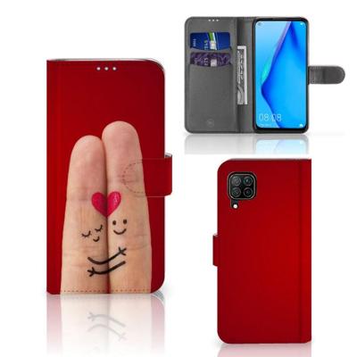 Huawei P40 Lite | Wallet Case | met Pasjes | Liefde - Origineel Romantisch Cadeau