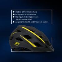 FISCHER FAHRRAD Urban Montis Fietshelm Zwart Confectiemaat: S/M Hoofdomvang: 52-59 cm - thumbnail