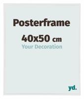 Posterlijst 40x50cm Wit Hoogglans Kunststof Paris - thumbnail