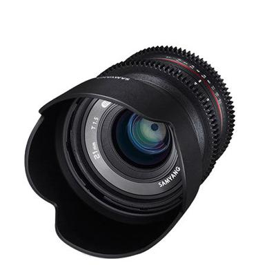 Samyang 21mm T1.5 ED AS UMC CS, Fujifilm X SLR Groothoeklens Zwart