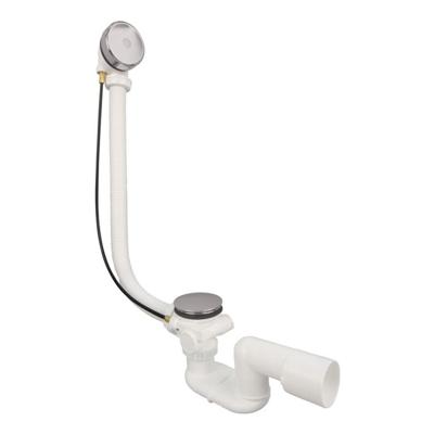 Verlengde badafvoer Xenz Pure | Overloop combinatie | Draaiknop | Rond | Rvs Verlengde badafvoer Xenz Pure | Overloop combinatie | Draaiknop | Rond | Rvs