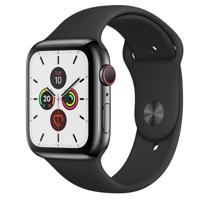 Apple Watch Series 5 44mm Stainless Steel Cellular (Simlockvrij) / SV - thumbnail