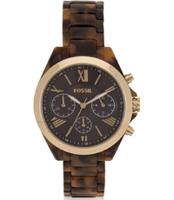 Horlogeband Fossil BQ3120 Kunststof/Plastic Bruin 18mm - thumbnail