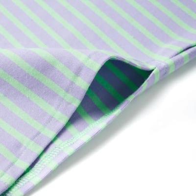 Kinderrokje recht met strepen 92 felmintkleurig Kinderrokje recht met strepen 92 felmintkleurig