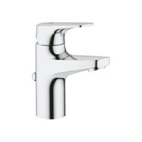 GROHE Bau Flow waterbesparende wastafelkraan S-size met waste chroom 23751000 - thumbnail