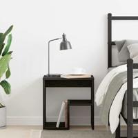 Nachtkastje Zwart eiken 40 x 30 x 40 cm Bewerkt hout - thumbnail