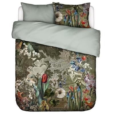 Essenza Nadia Dekbedovertrek - 1-persoons (140x200/220 Cm + 1 Sloop) - Katoen Satijn - Sage Green Essenza Nadia Dekbedovertrek - 1-persoons (140x200/220 Cm + 1 Sloop) - Katoen Satijn - Sage Green