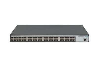 JG914A - HP 1620-48G SWITCH Anschlüsse: 48 RJ-45 10/100/1000-Anschlüsse met Auto-Sensing, Speicher und Prozessor: MIPS met 650 MHz, 32 MB Flash, Paketpuffergröße: 12 Mbit, 128 Mbit, 128 MHz, MB SDRAM