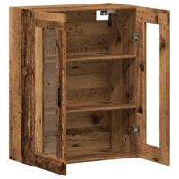 Wandkast 69,5x34x90 cm oud houtkleurig - thumbnail
