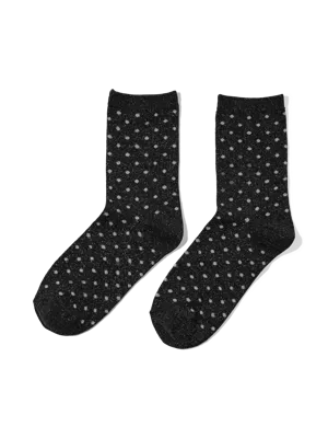 Dames sokken 1-pack - Dots - Vrolijke en leuke dames sokken met stippel print