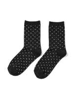 Dames sokken 1-pack - Dots - Vrolijke en leuke dames sokken met stippel print - thumbnail