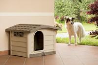 Bama pet cuccia hondenhok 89x75x62 cm beige/taupe - thumbnail