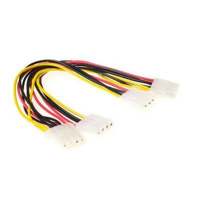 ACT Molex 4-pin naar 3x Molex 4-pin M/F