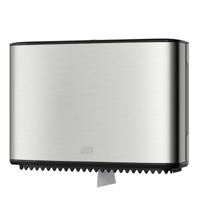 Toiletpapierdispenser Tork T2 Image Line jumbo klein zilver 460006 - thumbnail