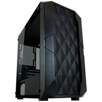 LC-Power Gaming 712MB Micro Tower Zwart - thumbnail