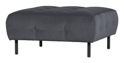 WOOOD Hocker 'Lloyd' Velvet, kleur Cloud