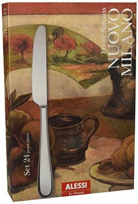 Alessi Bestekset Nuovo Milano - 5180S24M - Monoblock - 24 delig / 6 personen - door Ettore Sottsass
