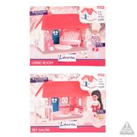 Toi-Toys lauren speelset poppenhuis 13cm - thumbnail