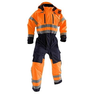 Blåkläder Winteroverall High-Vis 67631977 | High-Vis Oranje/Marineblauw | Maat 56 - 7330509253960
