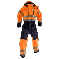 Blåkläder Winteroverall High-Vis 67631977 | High-Vis Oranje/Marineblauw | Maat 56 - 7330509253960 - thumbnail