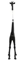 Light & Living Vloerlamp 'Giraffe' 184cm, kleur Zwart (excl. kap) - thumbnail