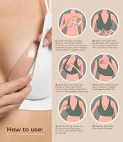 Magic BH Dubbelzijdige Sticky Push up Pads - Losse Bh vullingen - thumbnail