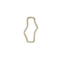 Light & Living Organische Spiegel 'Celano' Mangohout, 80 x 44cm - thumbnail