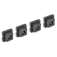 Team Corally - Bushings Set - For 4mm Shock Tower - Through hole - 0 Deg - Composite - 4 pcs - thumbnail