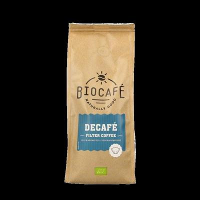 Filterkoffie cafeinevrij/decaf bio 250 Gram Filterkoffie cafeinevrij/decaf bio 250 Gram