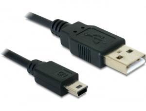 Cable USB 2.0-A > USB mini-B 5pin 0,70m Kabel