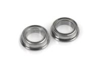Kogellager Chrome, Rubber dichting, 5X8X2,5 Flanged - MF85-2RS, (4 st) - thumbnail