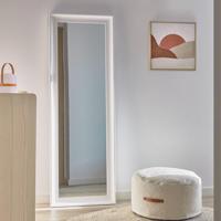Kave Home Spiegel 'Romila', 158.5 x 52cm, kleur Wit - thumbnail
