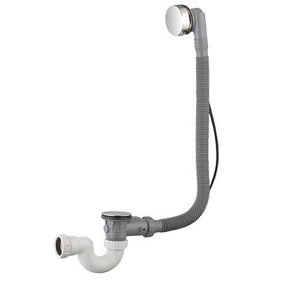 Wiesbaden Badafvoer - Overloopcombinatie - Pop-Up Waste - Chroom