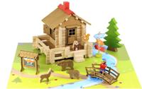 JEUJURA - Houten bouwset - Het natuurreservaat - 125 onderdelen - Geschikt voor kinderen vanaf 5 jaar - thumbnail