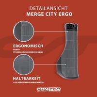 CONTEC handvatten "merge city ergo" ct grips merge city ergo 96/140mm, black - thumbnail