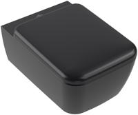 Villeroy & Boch Skyla Combi-Pack Wandhangend Met Twistflush Pure Black Ceramicplus - thumbnail