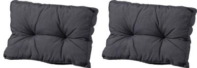 Florance Loungekussen Rug 60x43 Panama grijs (2 stuks) Madison - Madison Florance Loungekussen Rug 60x43 Panama grijs (2 stuks) Madison - Madison