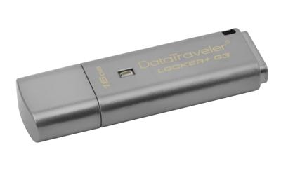 Kingston Technology DataTraveler Locker+ G3 16GB USB flash drive USB Type-A 3.2 Gen 1 (3.1 Gen 1) Zilver Kingston Technology DataTraveler Locker+ G3 16GB USB flash drive USB Type-A 3.2 Gen 1 (3.1 Gen 1) Zilver