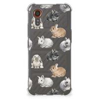 Case Anti-shock voor Samsung Galaxy Xcover 7 Konijntjes - thumbnail