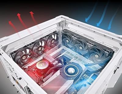 Thermaltake Thermaltake SWAFAN GT12 - TT Premium Edition PC-ventilator Zwart (b x h x d) 120 x 120 x 25 mm