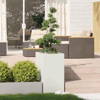 Plantenbak 40x80x80 cm staal wit - thumbnail