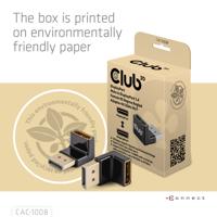 club3D CAC-1008 DisplayPort Adapter [1x DisplayPort stekker - 1x DisplayPort bus] Zwart - thumbnail