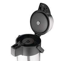 Thermoskan olympia met pomp 2.5 liter rvs - thumbnail