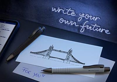 Faber Castell Balpen Polyball XB - Urban steengrijs