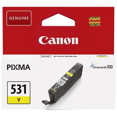 Canon CLI-531Y Cartridge Inkt Geel Canon CLI-531Y Cartridge Inkt Geel
