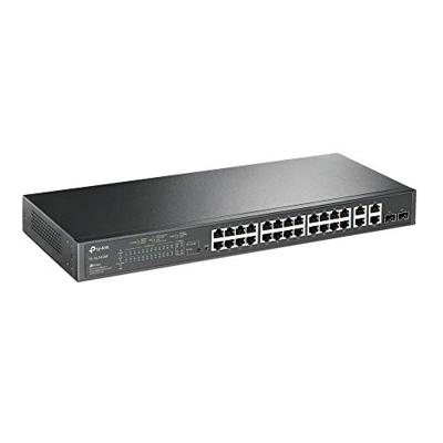 TP-LINK TL-SL2428P Netwerk switch 24 poorten PoE-functie TP-LINK TL-SL2428P Netwerk switch 24 poorten PoE-functie