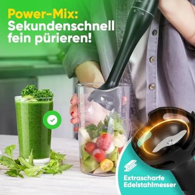 Clatronic SM 3824 Staafmixer 350 W Zwart
